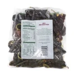 Back of 14 oz Mild Red Loma Vista Chile Pods for Authentic Red Chile Sauce with Gentle Heat.